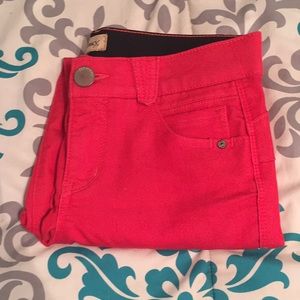 Rosy red pants